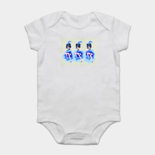 Blue Can Can Baby Bodysuit